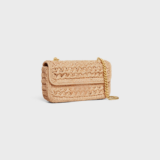 Raffia-Kettentasche